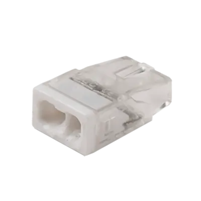 Клеммы СМК  монтажные PTC-2P 2273-242 450V 32A 0,14-4.0mm2 , 2 отверстия,  прозрачные, с пастой,  100 шт.