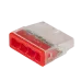 Клеммы СМК  монтажные PTC-4P 2273-244 450V 32A 0,14-4.0mm2 , 4 отверстия,  прозрачные, с пастой, /50 шт.
