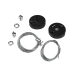 Комплект креплений PSO-01 S-4x1.0 м BLACK для подвесного монтажа