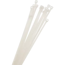 Кабельные стяжки (хомуты) PCT 4,8x500-100 белые PA6.6 (100 шт/уп)