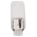Коннектор белый левый сетевой для 3Ф шинопровода 3P PTR EC-WH Left