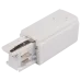 Коннектор белый левый сетевой для 3Ф шинопровода 3P PTR EC-WH Left