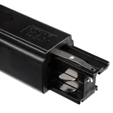 Коннектор черный правый сетевой для 3Ф шинопровода 3P PTR EC-BL Right