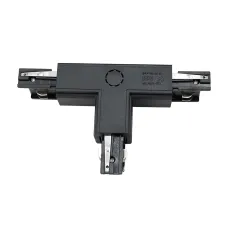 Коннектор черный правый внешн. T-образн. для 3Ф шинопровода 3P PTR CT-BL R/OUT