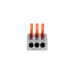 Клеммы СМК  монтажные многоразовые проходные PTC-3P 4233 BL/3 450V 32A 0.08-2.5(4.0)mm2 / 3 шт./ Jazzway