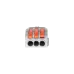 Клеммы СМК  монтажные многоразовые проходные PTC-1P 4213 BL/3 450V 32A 0.08-2.5(4.0)mm2 / 3 шт./ Jazzway