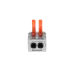 Клеммы СМК  монтажные многоразовые проходные PTC-2P 4222 450V 32A 0.08-2.5(4.0)mm2 / 25 шт./ Jazzway