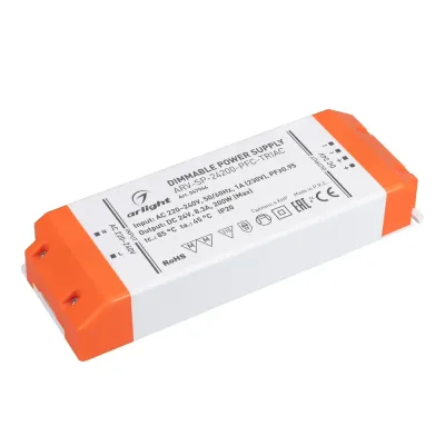 Блок питания ARV-SP-24200-PFC-TRIAC (24V, 8.3A, 200W) (IP20 Пластик, 5 лет)