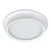 Светильник потолочный встраиваемый, 25W 230V GX70, IP44, белый, круг, без лампы, DL704