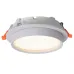 Светильник потолочный встраиваемый, 25W 230V GX70, IP44, белый, круг, без лампы, DL704