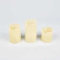 Фигура светодиодная ''Свеча'' на батарейках CR2032 (в/к) ULD-F060 WARM WHITE CANDLE SET3 в составе набора из 3 штук 1 светодиод Теплый белый свет