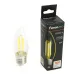 Лампа светодиодная, 1280LM 8W 175-265V E27 2700K C35 прозрачная, LB-1208