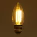 Лампа светодиодная, 1280LM 8W 175-265V E27 2700K C35 прозрачная, LB-1208