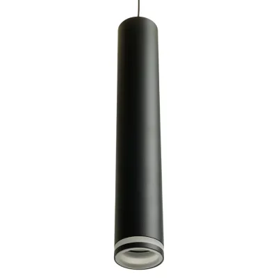 Светильник потолочный на подвесе MR11 35W, 230V, черный, D40*H250 ML1008