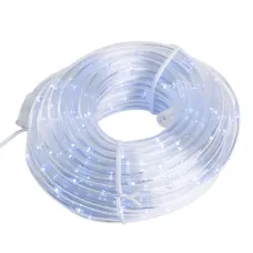Гирлянда линейная Мини Дюралайт 220V, 260 LED 5000K с контроллером, 15м, IP20,  прозрачный шнур, CL587