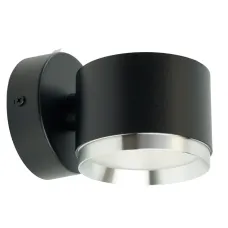 Светильник настенный 12W,230V,GX53,черный+хром HL4598