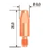 Наконечник контактный M6х28 мм ECU D 0.8 мм (10 шт.)