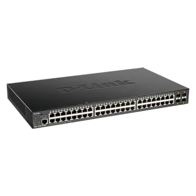 Коммутатор настраиваемый PoE L2 с 48 портами 10/100/1000 Мб/с, 4хSFP+ 370 Вт DGS-1250-52XMP/A1A