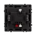 Механизм выключателя одноклавишный проходной SWT-NOBE-MKP1-SFPL-BK 230V, 10A, Чёрный, 1 пост