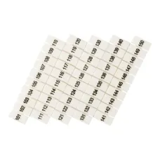 Маркеры для UT/ST/Push-in 2,5 с нумерацией 100-150 (100 шт.) EKF