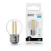 Лампа Gauss Filament Elementary Шар 10W 670lm 4100К Е27 LED 1/10/100