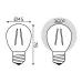 Лампа Gauss Filament Elementary Шар 10W 670lm 4100К Е27 LED 1/10/100