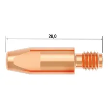 Наконечник контактный M6х28 мм CuCrZr D 0.9 мм (25 шт.)