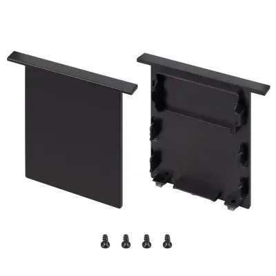 Заглушка SL-LINIA52-3L-F-MIDDLE BLACK глухая (Пластик)