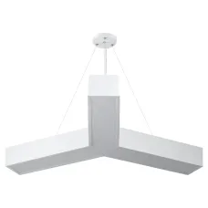 Светильник LED ЭРА Geometria SPO-143-W-40K-056 Igrek 56Вт 4000K 4500Лм IP40 900*80 белый подвесной драйвер внутри