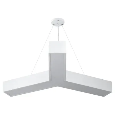 Светильник LED ЭРА Geometria SPO-143-W-40K-056 Igrek 56Вт 4000K 4500Лм IP40 900*80 белый подвесной драйвер внутри