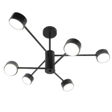 Светильник потолочный GX53 15Wx6, 230V, черный, AL270 GELA