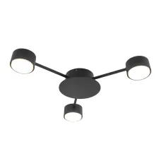Светильник потолочный GX53 15Wx3, 230V, черный, AL272 GELA