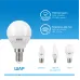 Лампа Gauss Elementary Шар 10W 750lm 6500K Е14 LED 1/10/100