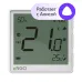 Беспроводной терморегулятор, белый, с модулем Zigbee, с аккумулятором, со встроенным датчиком влажности, с возможностью подключения датчика п Беспроводной терморегулятор, белый, с модулем Zigbee, с аккумулятором, со встроенным датчиком влажности, с возможностью подключения датчика п