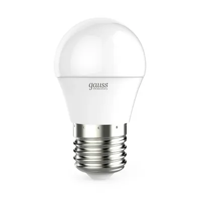 Лампа Gauss Elementary Шар 6W 420lm 3000K Е27 LED 1/10/100