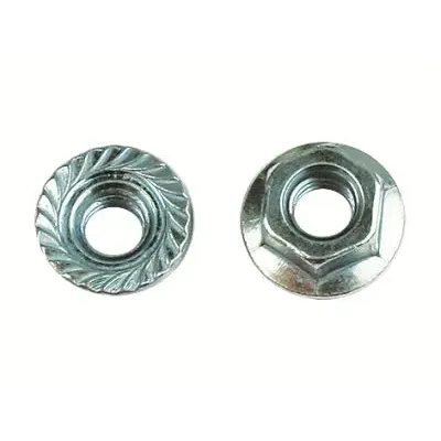 Гайка с насечкой, препятствующая откручиванию М8 INOX