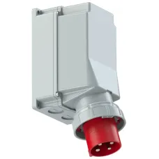 Вилка настенная 125А/400V/3P+E/IP67