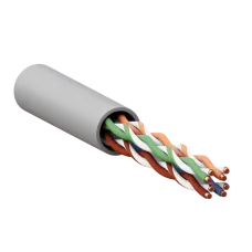 Витая пара TERACOM 5E U/UTP 4 пары solid PVC серый 305м