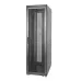 Шкаф Rackcenter D9000 48U 600 x 1000, передняя дверь перфорированная одностворчатая, задняя дверь перфорированная двустворчатая, черный