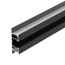 Профиль WALL-2575-DUAL-2000 ANOD чёрный