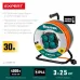 Удлинитель силовой на стальной катушке EXPERT, ПВС 3х2.5 30м 4000Вт IP44