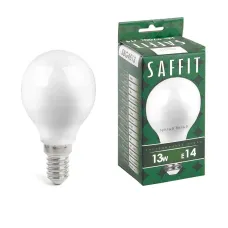 Лампа светодиодная, 13W 230V E14 2700K G45, SBG4513