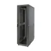 Шкаф Racknet S3000 42U 600 x 600, передняя дверь перфорированная одностворчатая, задняя дверь перфорированная одностворчатая, черный
