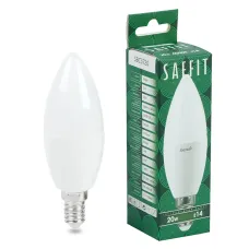 Лампа светодиодная, 20W 230V E14 4000K C37, SBC3720