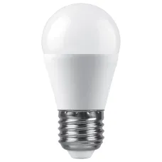 Лампа светодиодная, 20W 230V E27 4000K G45, SBG4520