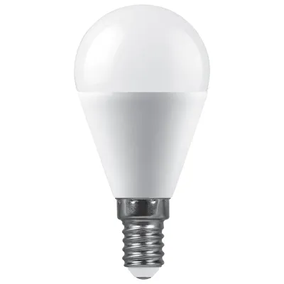 Лампа светодиодная, 20W 230V E14 4000K G45, SBG4520