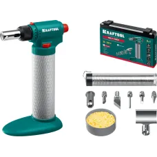 Газовый паяльник MULTI TORCH набор 8-в-1, 30-150 Вт, горелка, фен, пьезоподжиг, 1300град.С