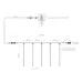 Гирлянда светодиодная декоративная ARD-ICEFALL-CLASSIC-D12-200-10PCS-CLEAR-32LED-LIVE WHITE 230V, 10.5W ARDCL, IP65