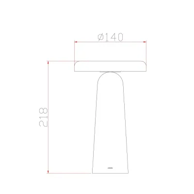 Светильник аккумуляторный Mushroom 4Вт IP 20 Freya FR6109TL-L4B