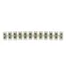 Клеммная колодка 10 mm 10А (уп. 10 шт.) EKF
